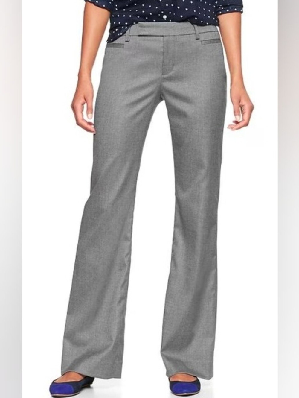 GAP NWT Modern Boot Cut Women's Gray Dress Pants Sz 16R